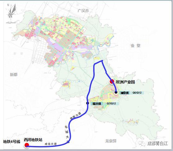 青白江人無縫對接地鐵3號4號和7號線的公交專線即將開通