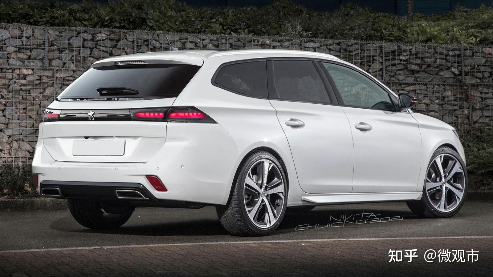 全新一代标致308旅行版渲染图曝光 推插电混动性能版