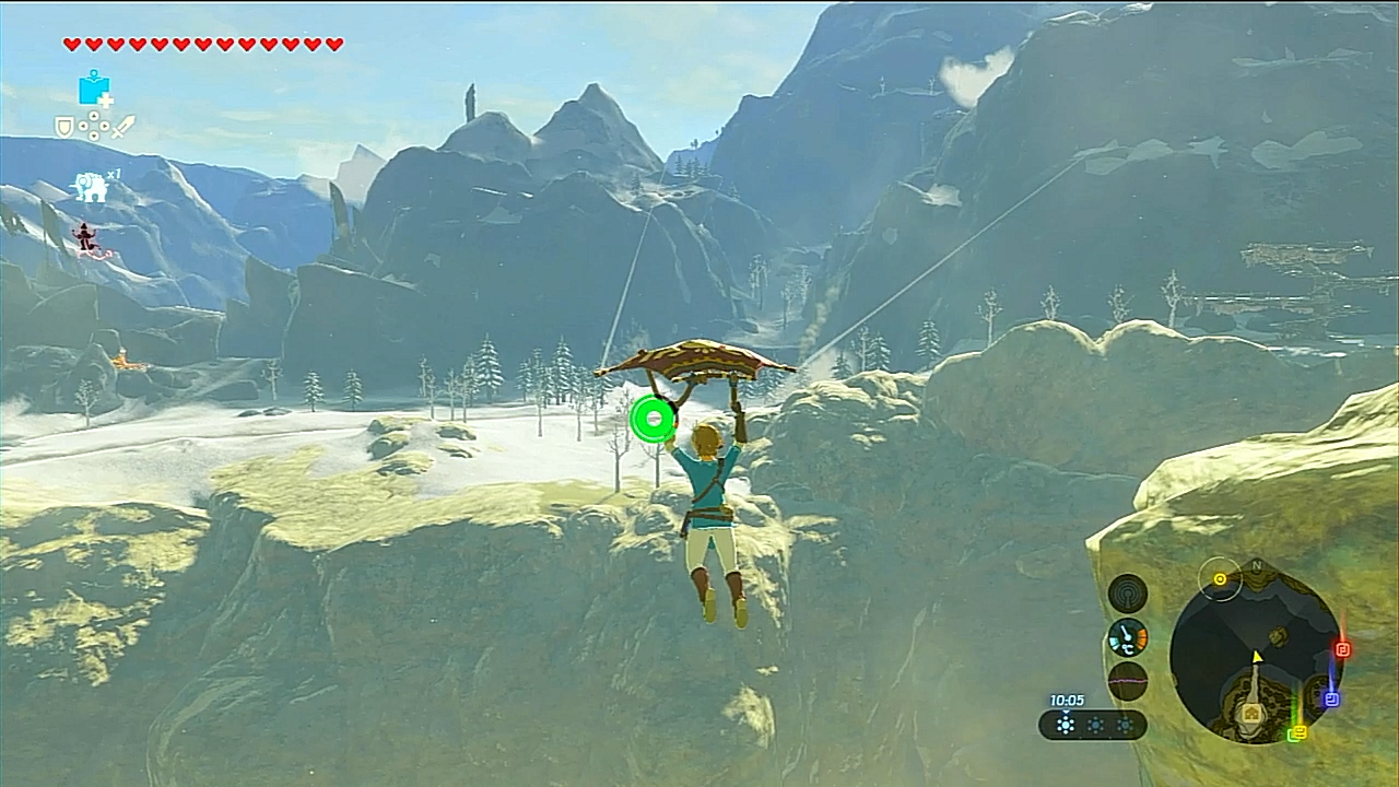 巨巨可爱的游戏记录塞尔达传说旷野之息p100飞行训练场到达