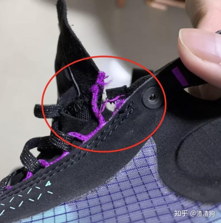 aj34的鞋带孔是不是很容易断