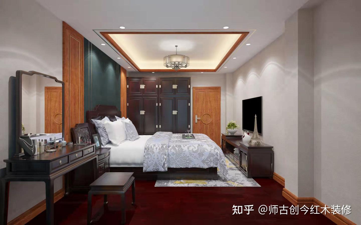 中式红木装修,营造出传统意境和现代生活特点 - 知乎