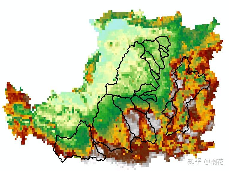 arcgis  求n个子流域的泰森多边形面积权重