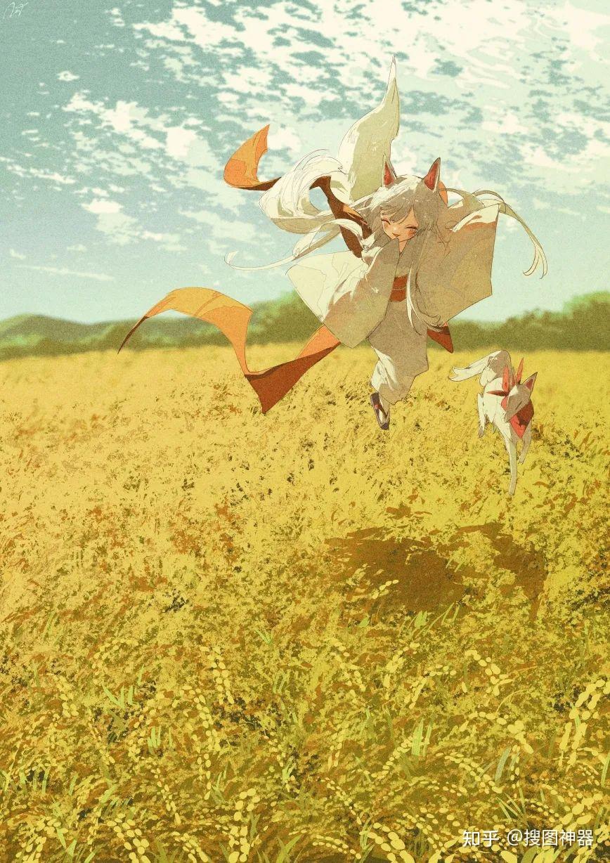 每日纯图分享│1029精选插画│有人问我烦忧的缘故我不敢说出你的名字