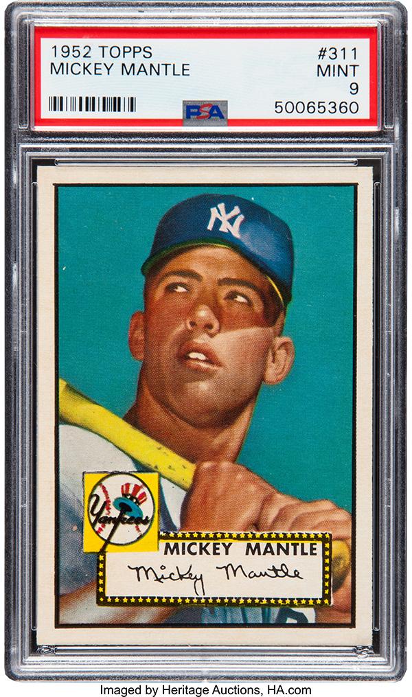 1952 Topps Mickey Mantle 280 
