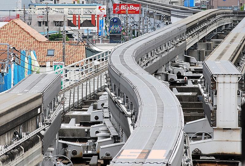 跨坐式单轨转辙器