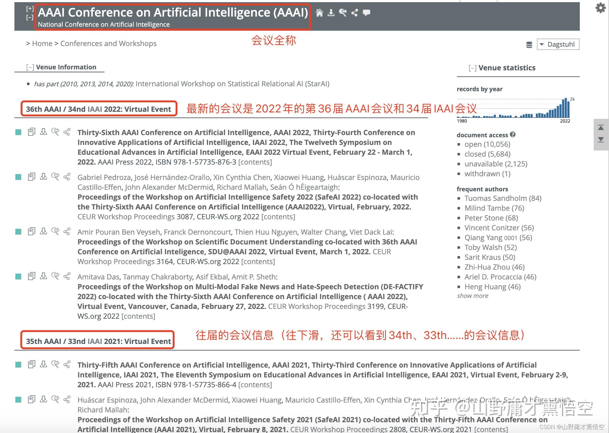 First Aaai Picture 计算机类英文文献检索数据库DBLP - 知乎