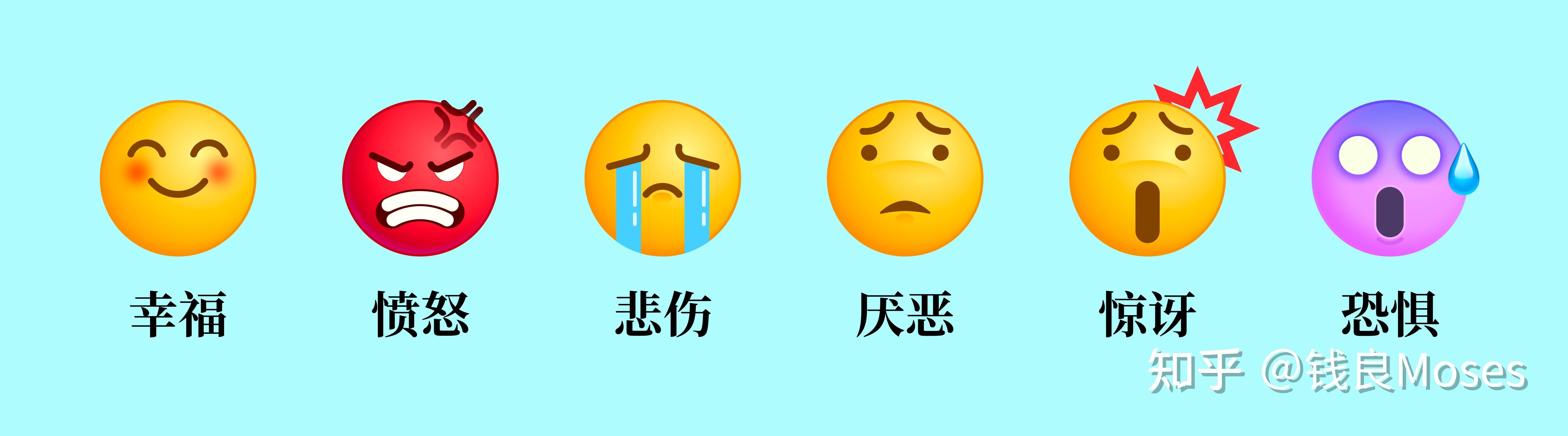 六种基本情绪 | 类型及其目的 - 知乎