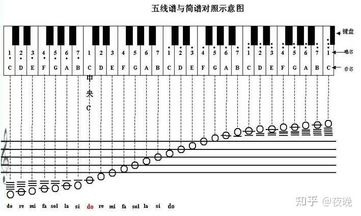 钢琴五线谱怎么看图解(五线谱怎么看没有比这还详细的了)