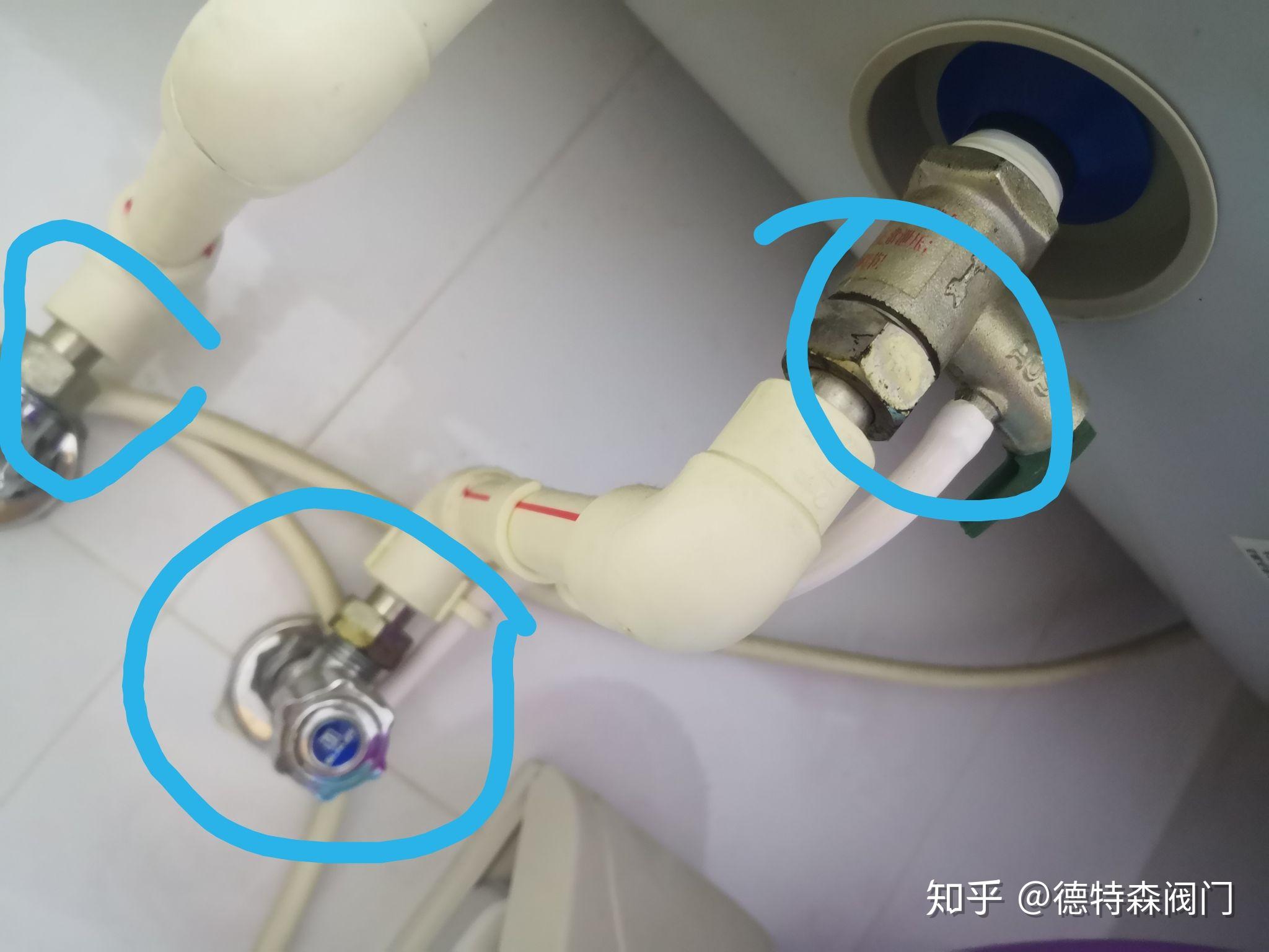 电热水器上水阀怎么拆卸