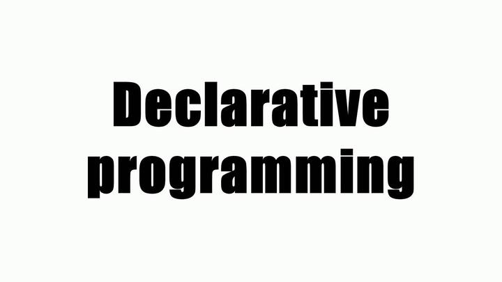 从年会看声明式编程declarativeprogramming