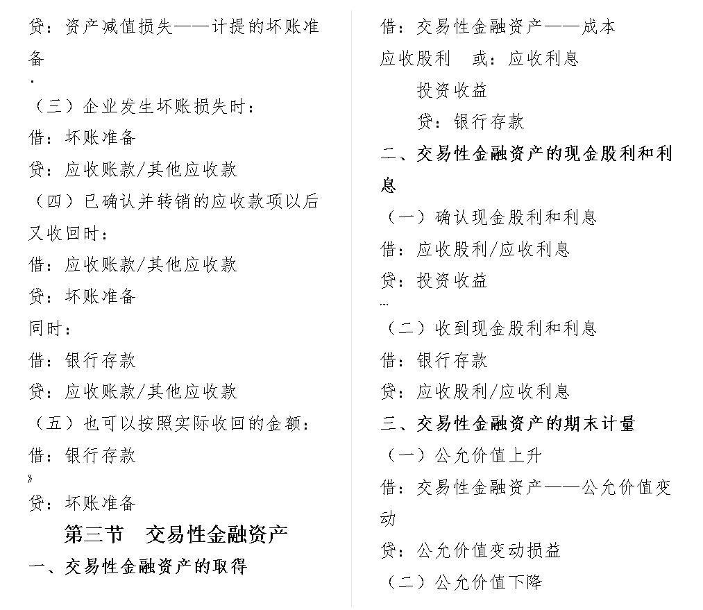 出售交易性金融资产会计科目
