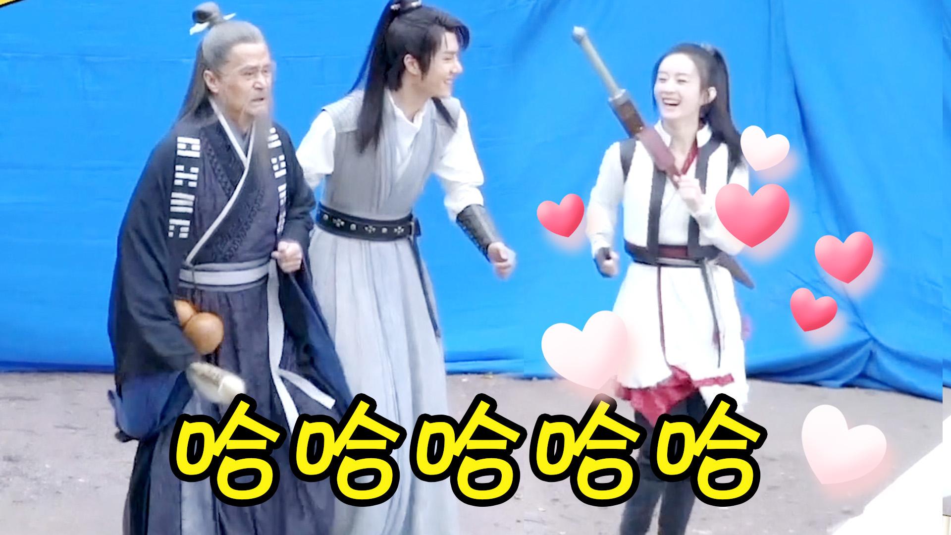 有翡搞笑花絮王一博赵丽颖欢乐打戏嗨翻天两人互撩超有趣