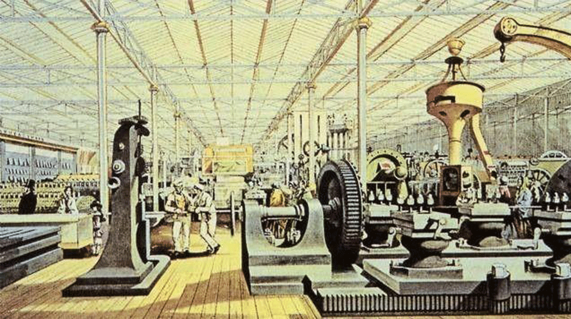 18世纪60年代,纺织机的发明揭开了工业革命的序幕,瓦特改良的蒸汽机