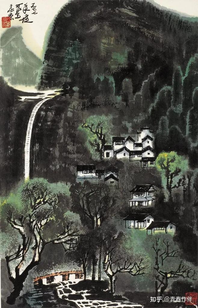 李可染最全山水画欣赏- 知乎