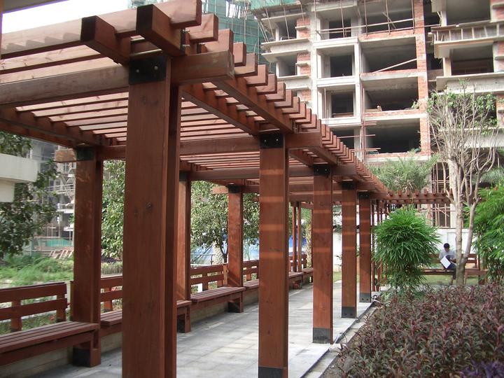 葡萄架铝合金木纹漆施工技巧,铝合金变木头就是这么简单 - 知乎