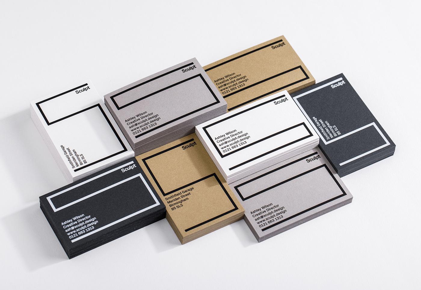 建筑设计工作室sculpt品牌视觉设计