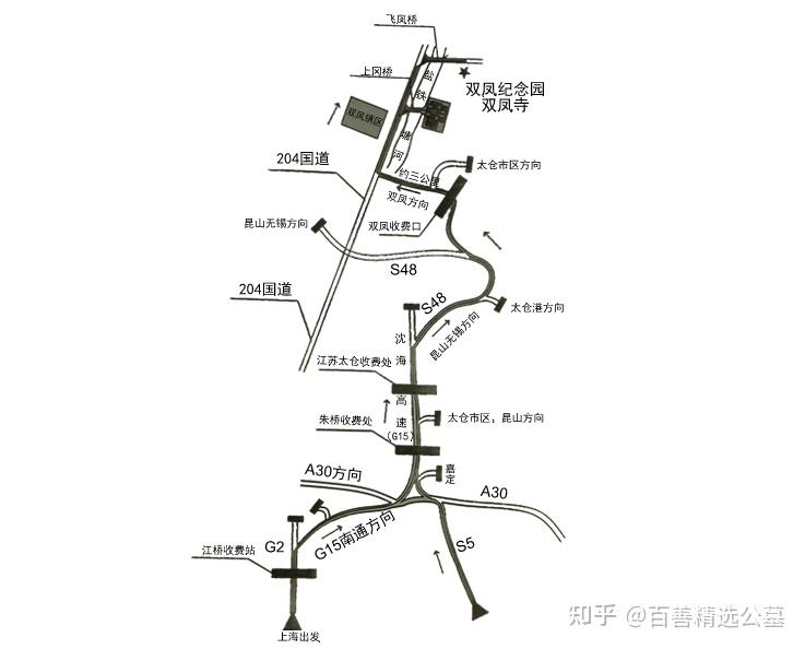 太倉雙鳳公墓交通路線