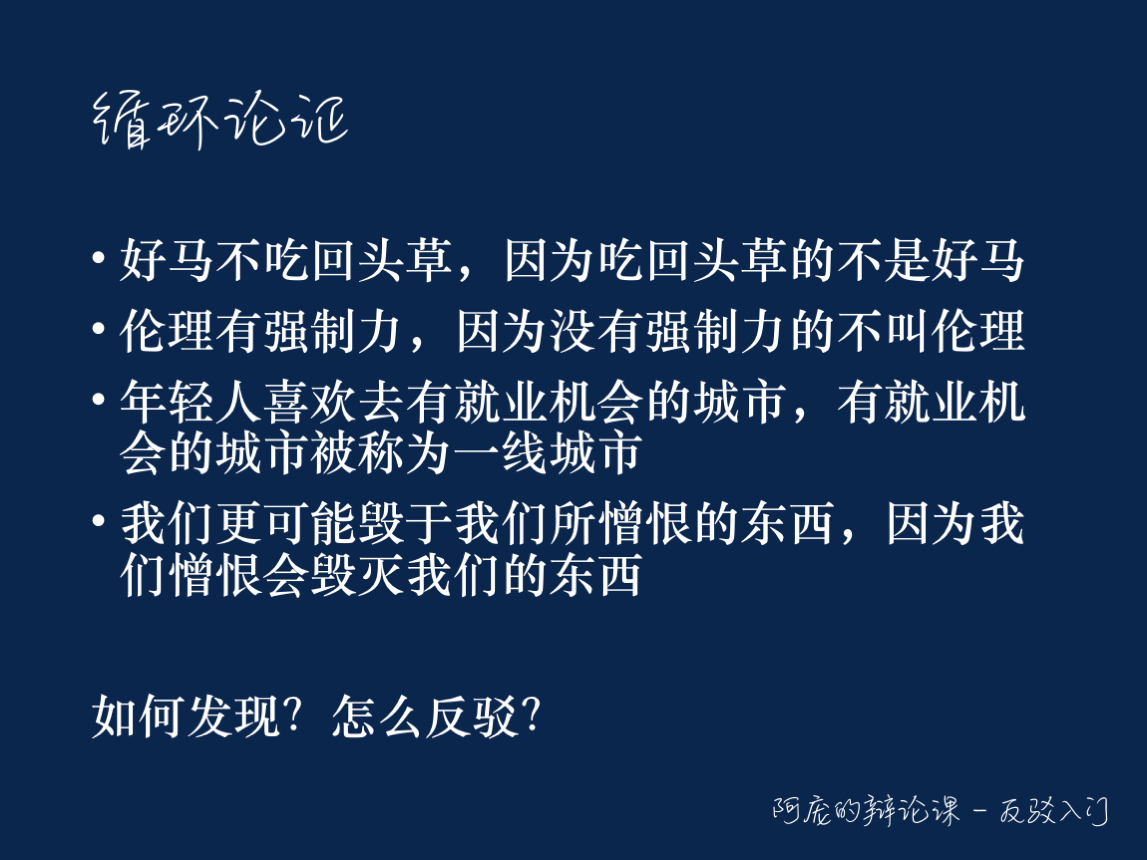 反驳入门Live - 预览 - 知乎