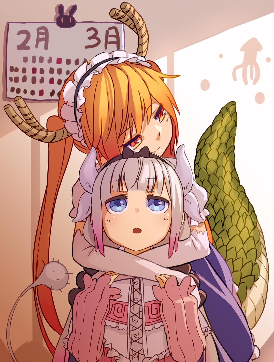 动漫壁纸美图小林家的龙女仆第一弹