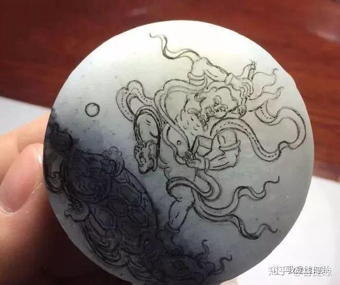 我是雕刻師,玉雕掛件設計素描設計雕刻素材手稿 - 知乎