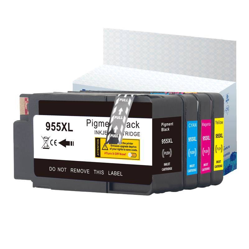 国行的惠普7740打印机用的墨盒型号是955xl,而国外版本的则是需要选购