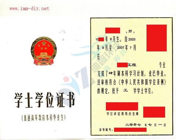 被要求补充原件扫描和naati翻译。alan在此只提供学位翻译的样本作为参考：