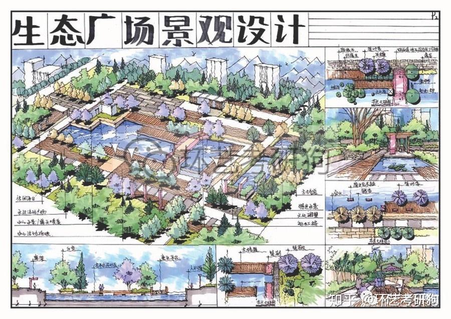 景观快题丨城市广场专题作品集锦-不定期更新 - 知乎