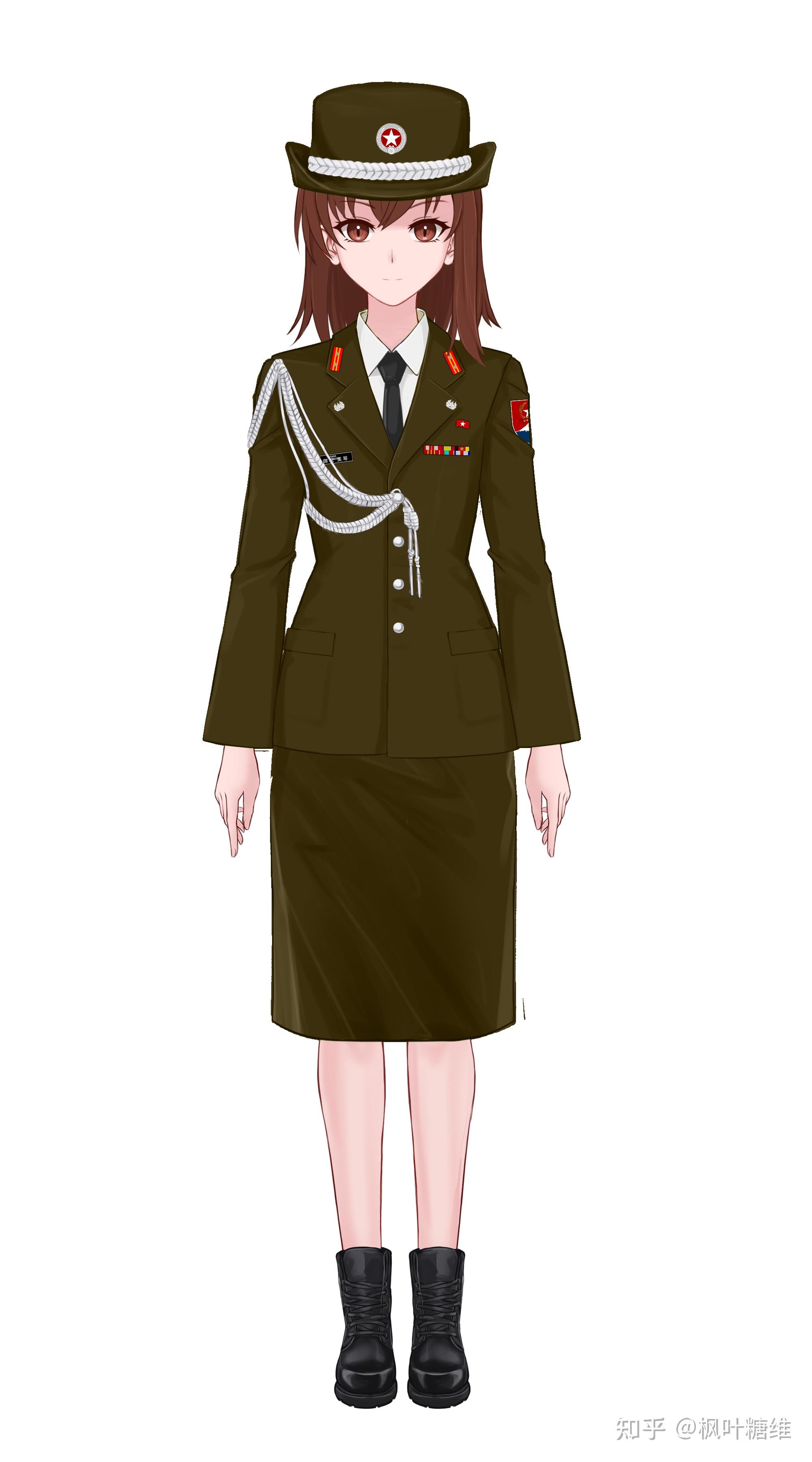 11年式军服(1956年)1956年,日本人民军第一套军服诞生,即11年式军服