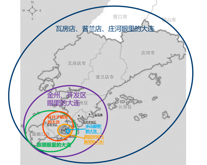 大连各区人口_大连各区划分图