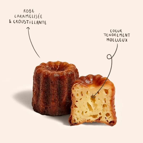 How to make cannelés in silicone molds