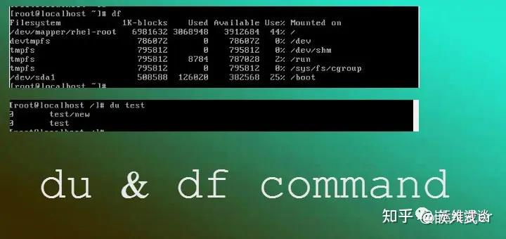 Linux磁盘空间的利器：`df` 和 `du`命令 - 知乎