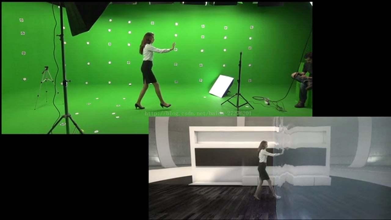 小功能ue4实现绿蓝屏实时抠像