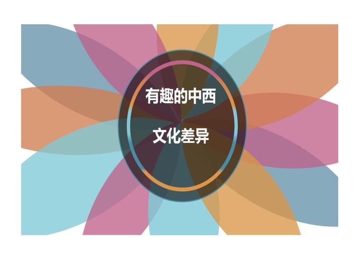 中西方的文化差异都在哪？ - 知乎