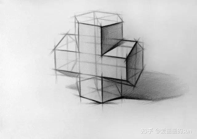 素描基础入门几何体艺考生必看