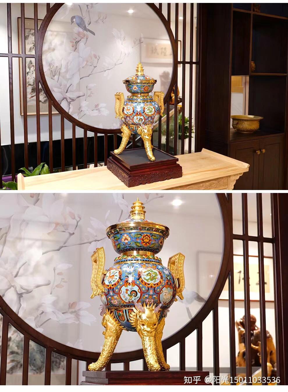 张同禄景泰蓝珐琅臻品盛世中国鼎荣耀问世