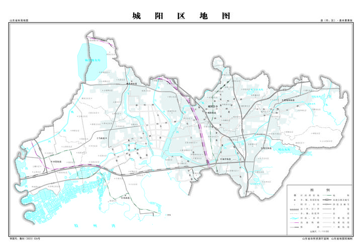 青岛市城阳区地图