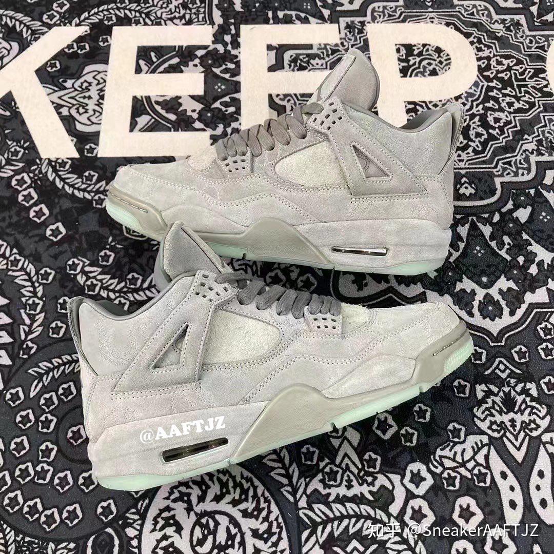 kaws x air jordan 4 cool grey