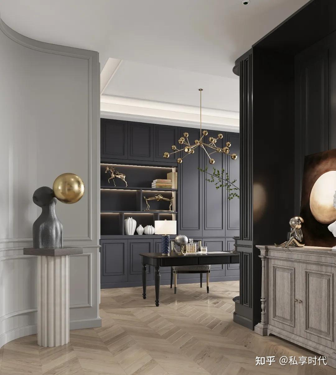 美式轻奢护墙板让生活充满的仪式感