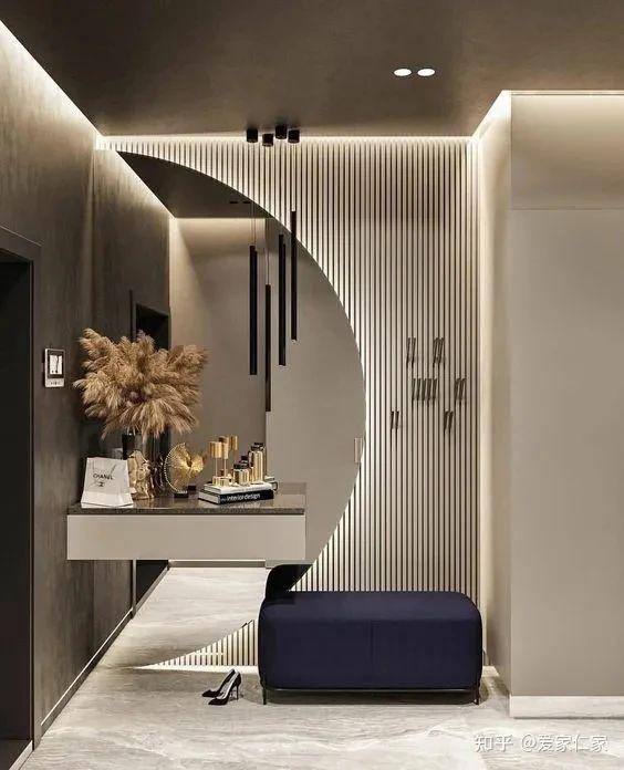 玄关墙这样设计一进门就旺到你