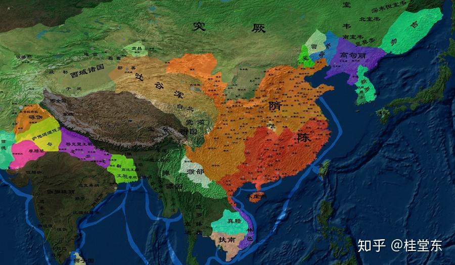 再看看六朝时期其它的一些地图,从关中,淮泗,荆襄,川蜀,青徐.