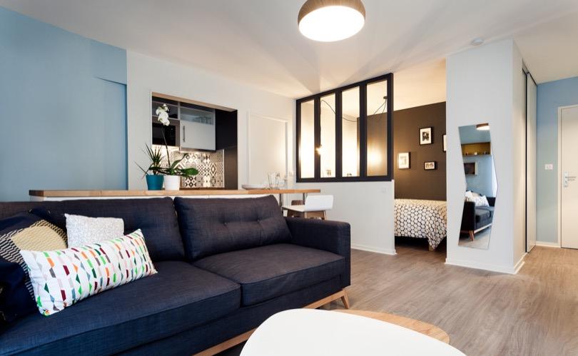 "小型豪宅"之32㎡一室户示范隔断的艺术