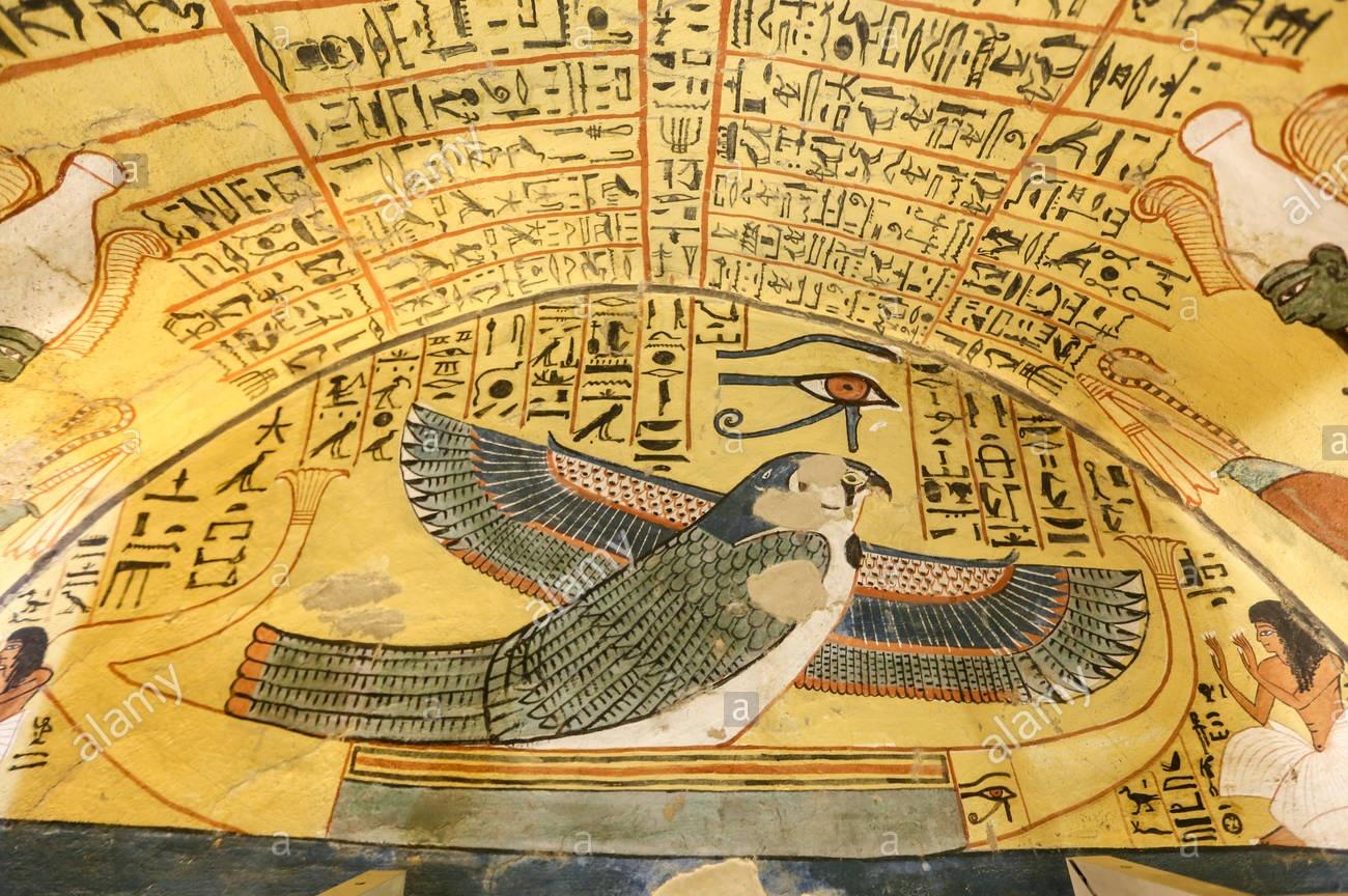 埃及工匠村pashedu墓tt3环壁漫天皆是神全家老少齐拜颂140幅图