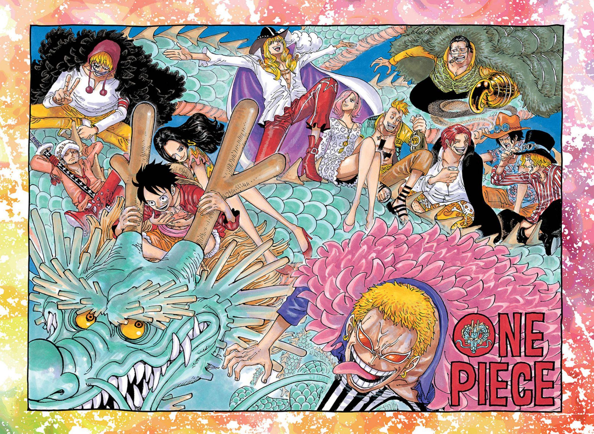 海贼王里有哪些值得收藏的高清彩页