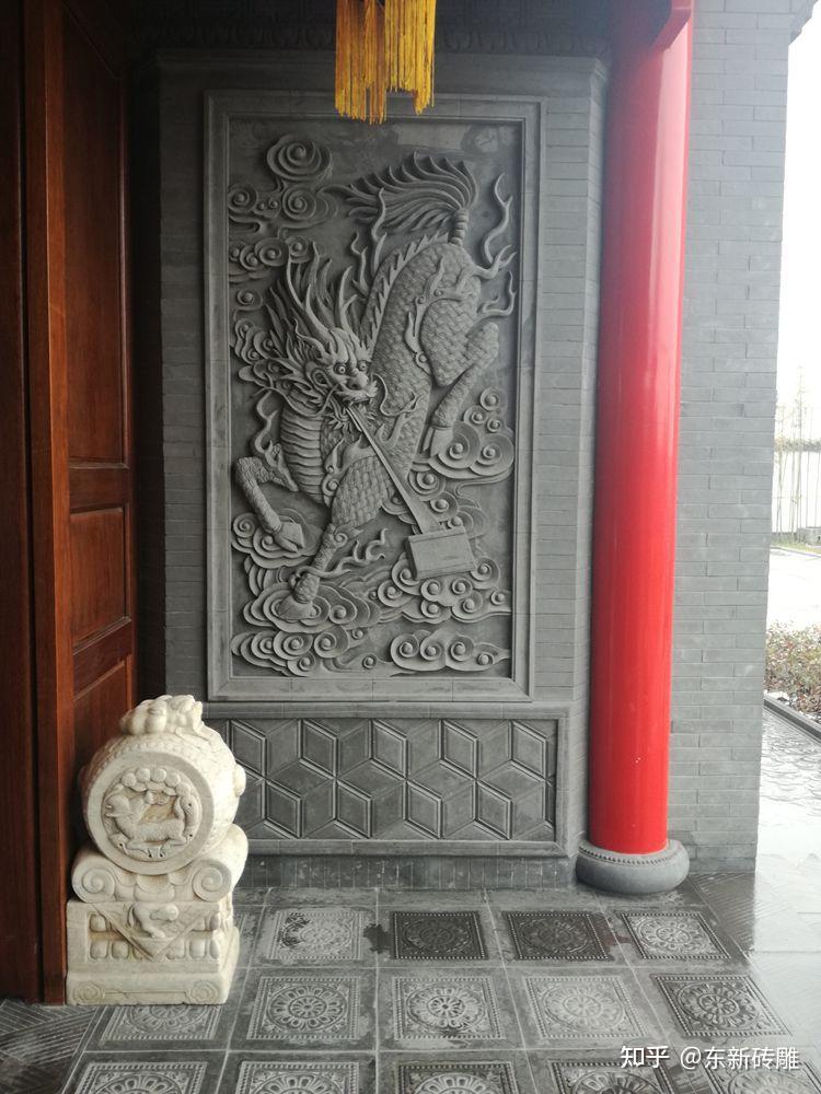 东新砖雕大百科带你了解与四灵齐名的上古解镇宅神兽麒麟