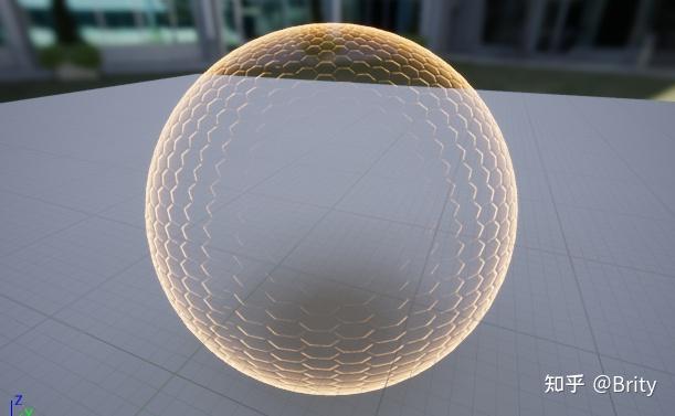ue4利用菲涅尔效果制作能量罩