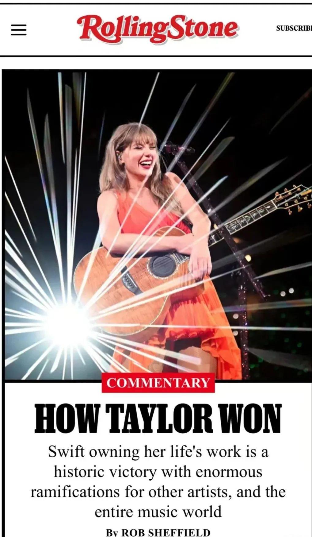 3.6亿美元，100%拥有个人所有词曲版权，霉霉大获全胜，各大媒体头条祝贺！ - 知乎