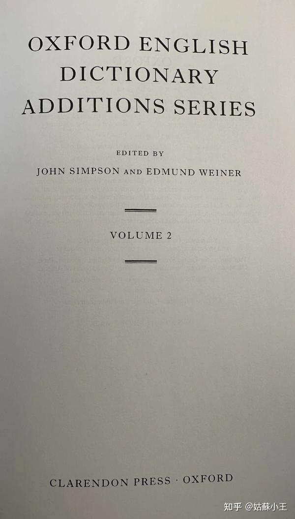 The Oxford English Dictionary （OED）牛津英语词典 知乎