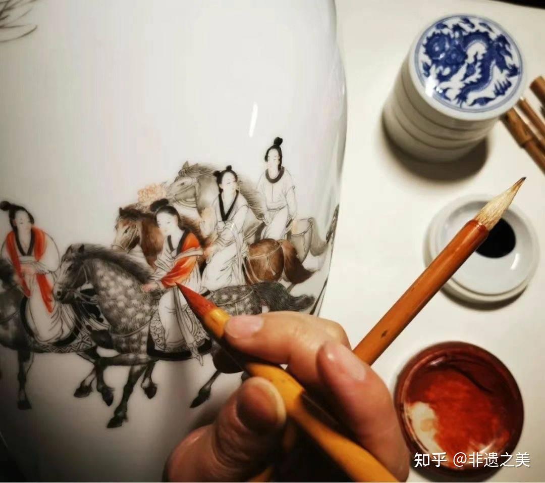 李文跃：墨彩瓷的工艺美学与文化特征- 知乎
