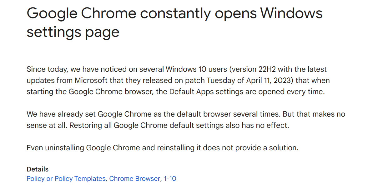 Windows 10/11 已开始通过弹窗提示 Chrome 用户重新设置默认浏览器 - 知乎