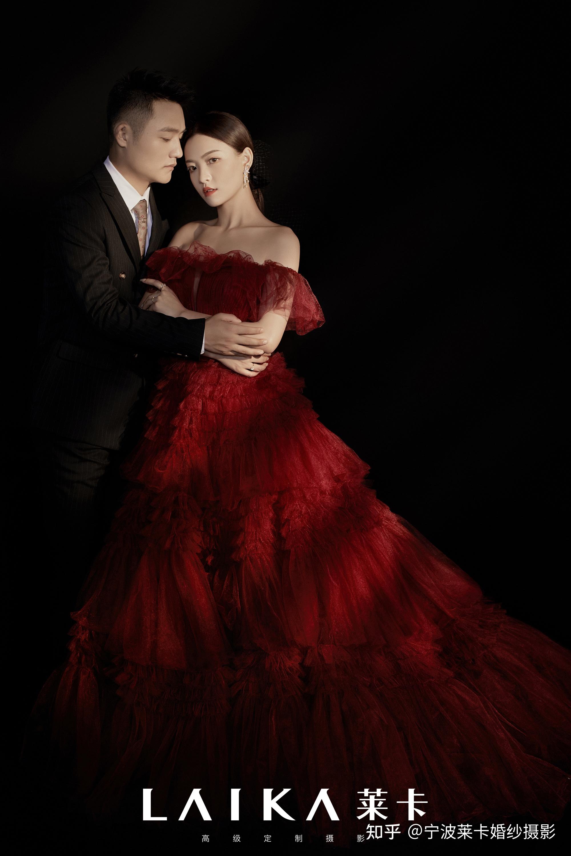 你的婚纱照里就缺一组这样绝美的红纱婚纱照